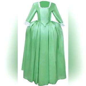 Women's Musical Hamilton Cosplay Costume Colonial Lady Corset-Style Dress
